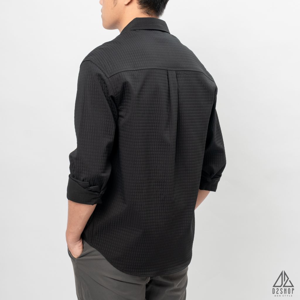 Sơ mi vải dày gân nổi [SM-2306]