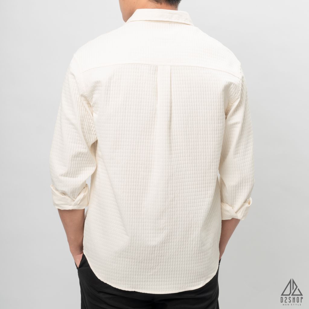 Sơ mi vải dày gân nổi [SM-2306]