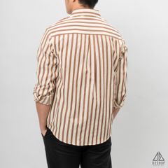 Áo sơ mi sọc đứng vải gân nổi [SM-2308]