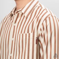 Áo sơ mi sọc đứng vải gân nổi [SM-2308]