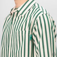 Áo sơ mi sọc đứng vải gân nổi [SM-2308]