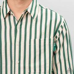 Áo sơ mi sọc đứng vải gân nổi [SM-2308]