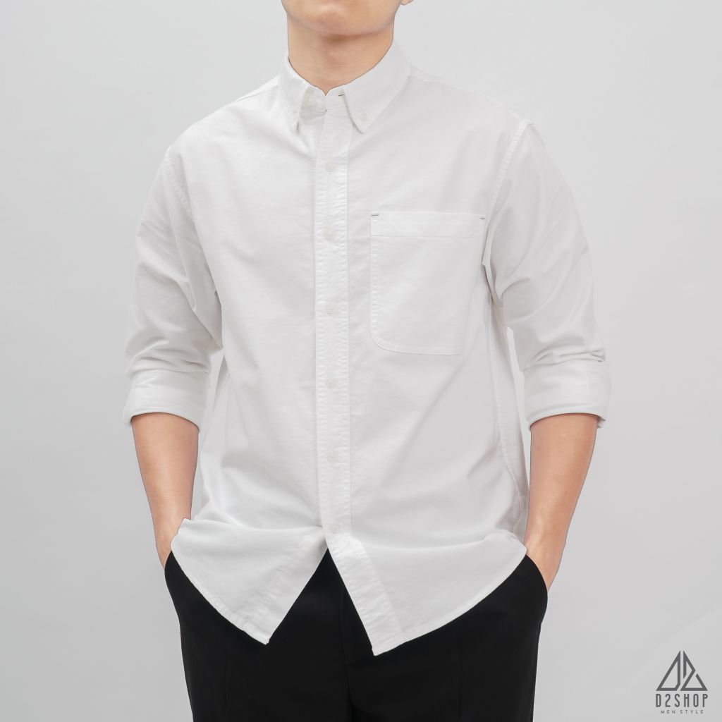 Áo sơ mi vải pho túi đánh bọ