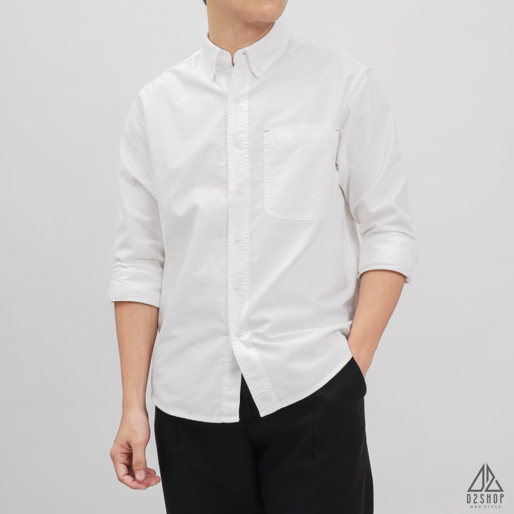 Áo sơ mi vải pho túi đánh bọ