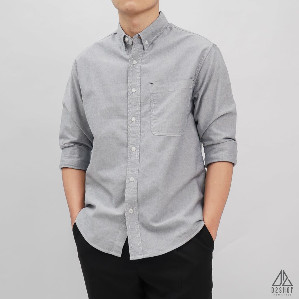 Áo sơ mi vải pho túi đánh bọ