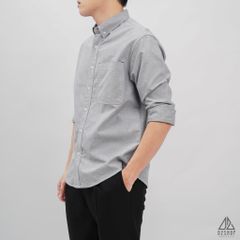 Áo sơ mi vải pho túi đánh bọ