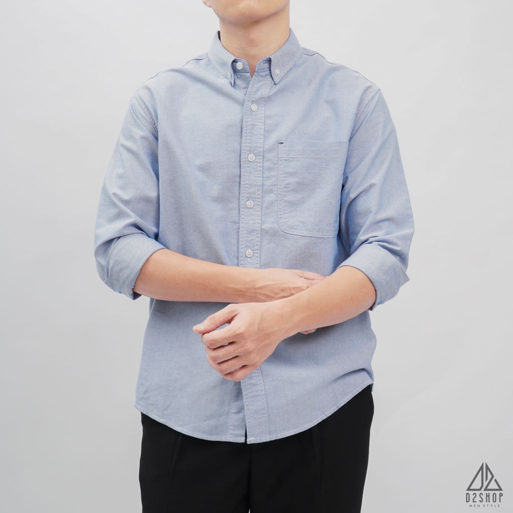 Áo sơ mi vải pho túi đánh bọ