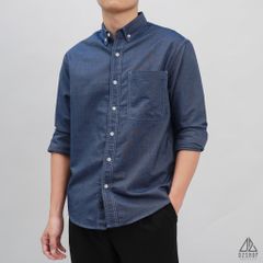 Áo sơ mi vải pho túi đánh bọ