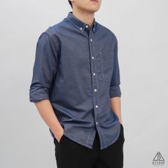 Áo sơ mi vải pho túi đánh bọ