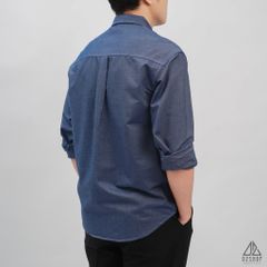 Áo sơ mi vải pho túi đánh bọ