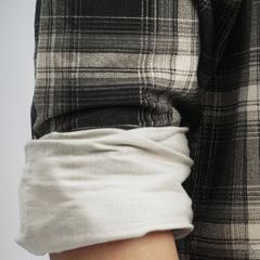 Áo sơ mi caro vải nhung