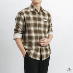 Áo sơ mi caro vải nhung