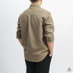 Áo sơ mi 2 túi vải dạ