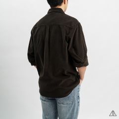 Áo sơ mi 2 túi vải nhung