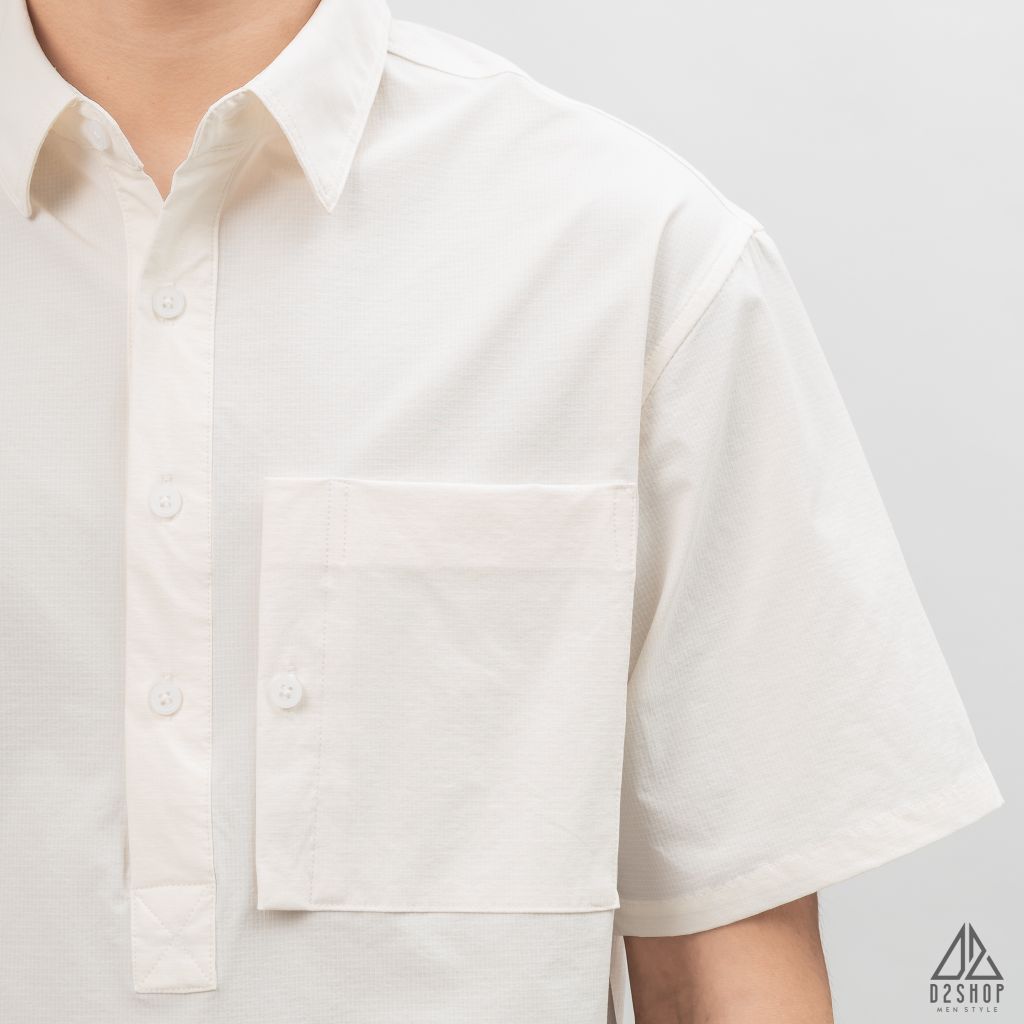 Áo sơ mi ngắn tay chui đầu