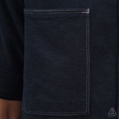 Áo sơ mi tay ngắn 2 túi vải linen
