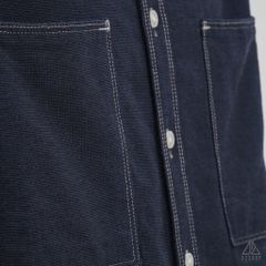 Áo sơ mi tay ngắn 2 túi vải linen