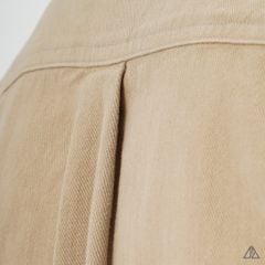 Áo sơ mi vải kaki dày 2 túi