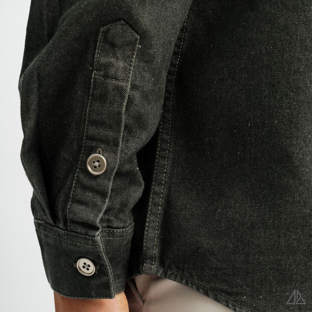 Áo sơ mi jean phối túi Kenlove Studio