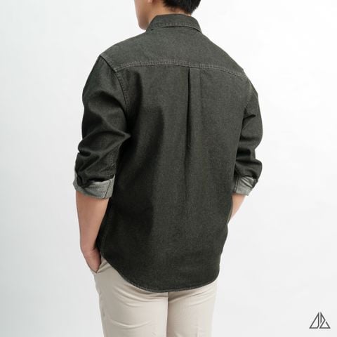 Áo sơ mi jean phối túi Kenlove Studio