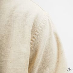 Áo sơ mi tay ngắn vải linen