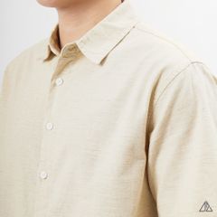 Áo sơ mi tay ngắn vải linen
