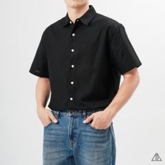 Áo sơ mi tay ngắn vải linen