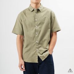 Áo sơ mi tay ngắn vải linen