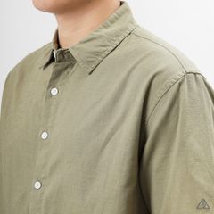 Áo sơ mi tay ngắn vải linen