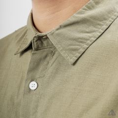 Áo sơ mi tay ngắn vải linen