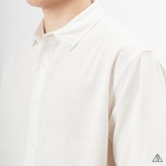Áo sơ mi tay ngắn vải linen