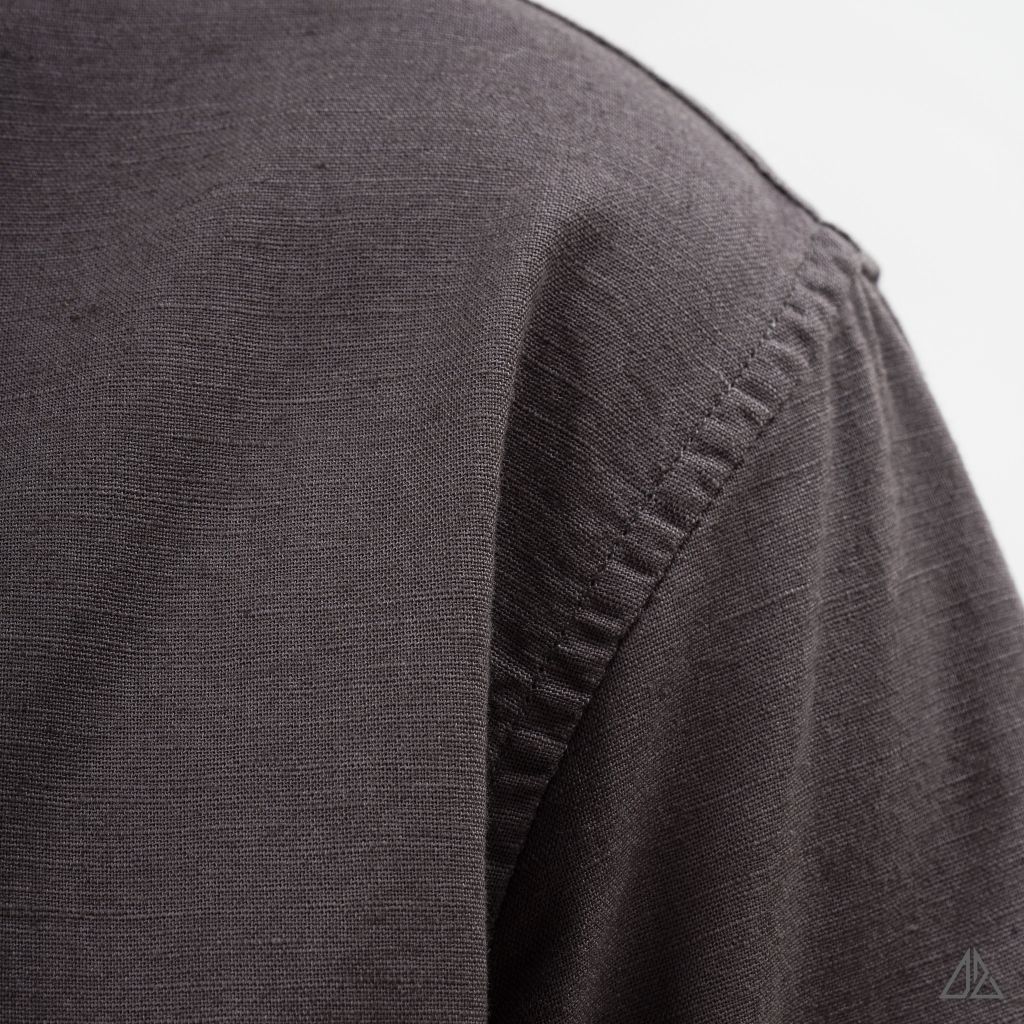 Áo sơ mi tay ngắn vải linen