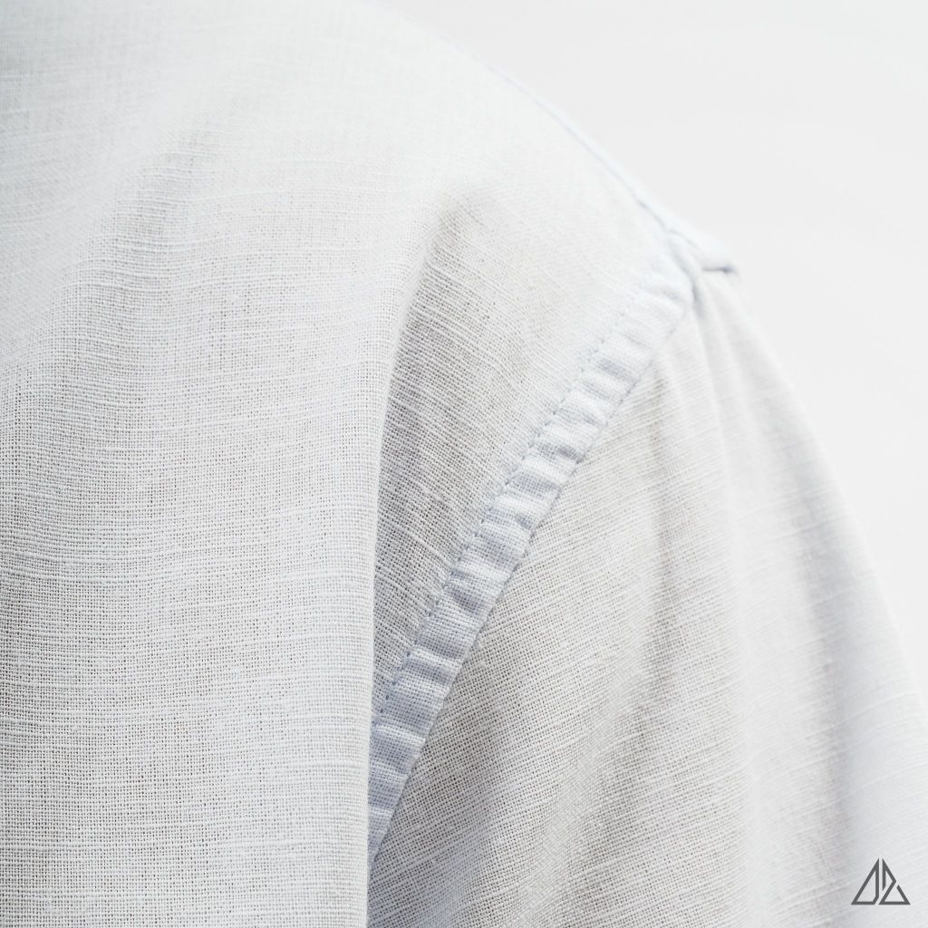 Áo sơ mi tay ngắn vải linen