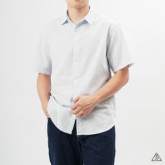 Áo sơ mi tay ngắn vải linen