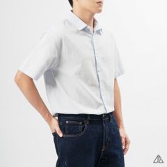 Áo sơ mi tay ngắn vải linen