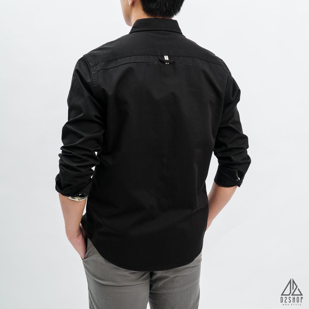 Áo sơ mi thêu chữ P nhỏ [SM-8876]