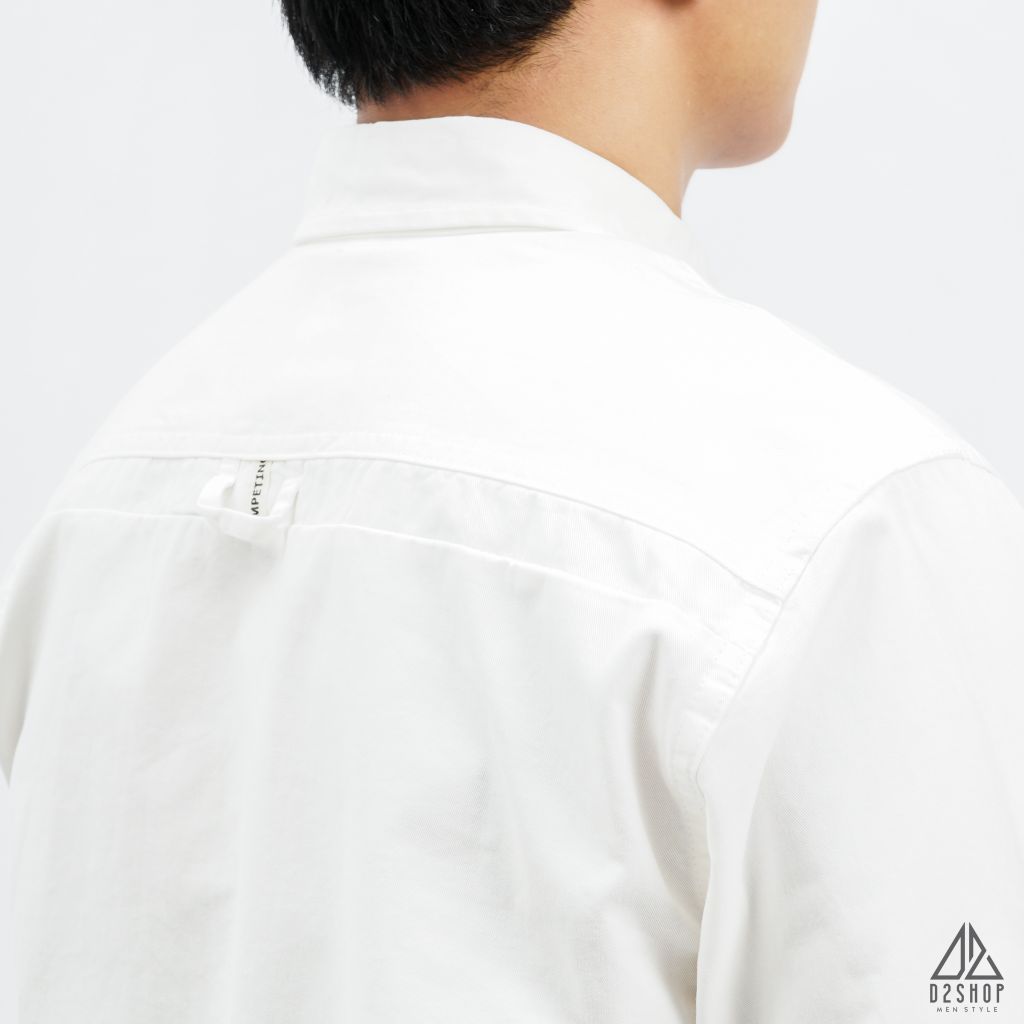 Áo sơ mi thêu chữ P nhỏ [SM-8876]