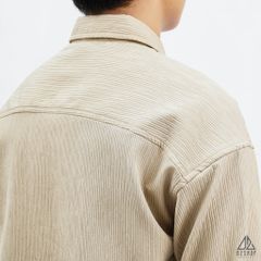 Áo sơ mi gân nổi phối túi [SM-8890]