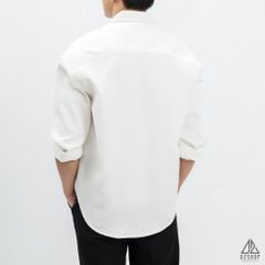 Áo sơ mi gân nổi phối túi [SM-8890]