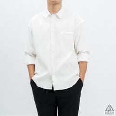 Áo sơ mi gân nổi phối túi [SM-8890]