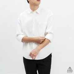 Áo sơ mi gân nổi phối túi [SM-8890]