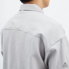Áo sơ mi gân nổi phối túi [SM-8890]