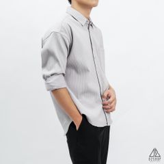 Áo sơ mi gân nổi phối túi [SM-8890]