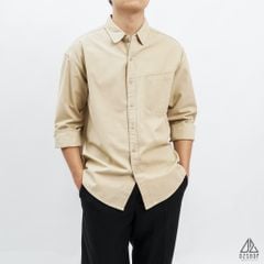Áo sơ mi túi mổ xéo vải kaki [SM-8891]