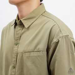Áo sơ mi túi mổ xéo vải kaki [SM-8891]