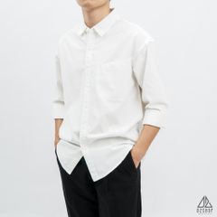 Áo sơ mi túi mổ xéo vải kaki [SM-8891]
