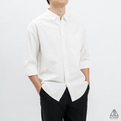 Áo sơ mi túi mổ xéo vải kaki [SM-8891]