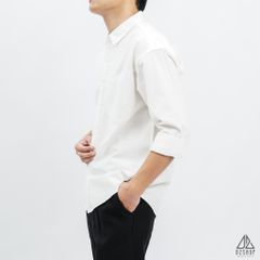 Áo sơ mi túi mổ xéo vải kaki [SM-8891]
