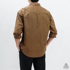 Áo sơ mi chỉ nổi thêu chữ P