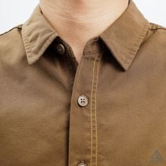 Áo sơ mi chỉ nổi thêu chữ P